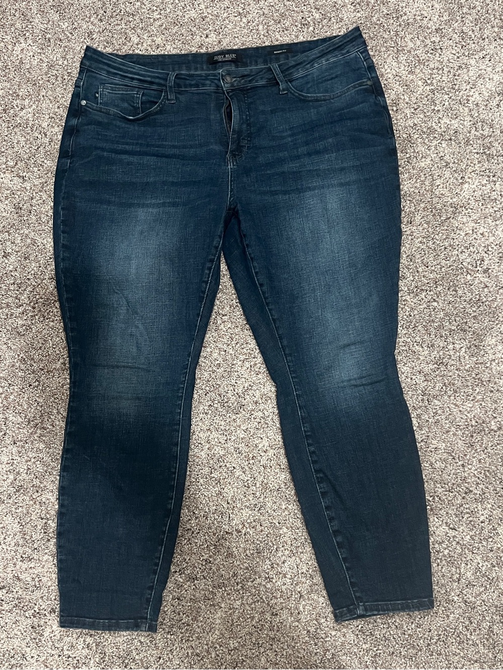 Judy Blue skinny fit dark blue wash skinny jeans 20W